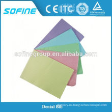 De Buena Calidad China Fabricación de 3 pliegues de papel higiénico desechable Bib CE aprobado